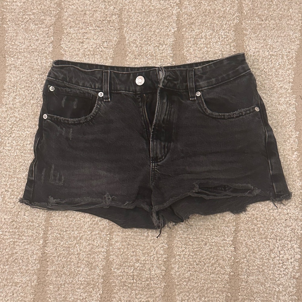 Garage Denim Classic Cutoffs Black S25